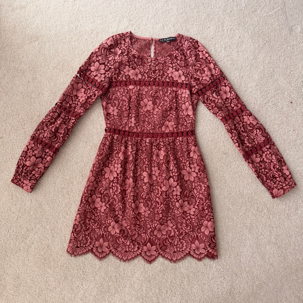 For Love And Lemons Rose Lace Dress NEW